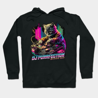 DJ Purrfection Cat DJ Hoodie